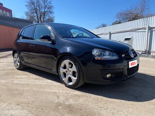 2007 Volkswagen Golf V, чёрный, 575000 рублей, вид 3