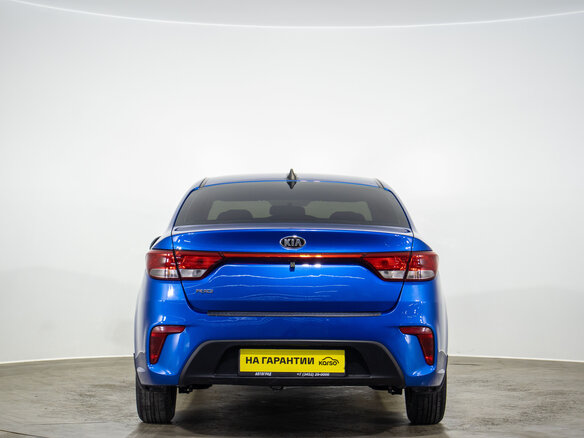 2019 Kia Rio IV, синий, 1299000 рублей - вид 4