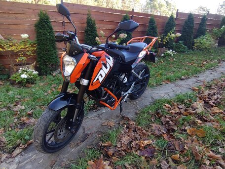 2016 KTM 200 Duke, оранжевый, 165000 рублей, вид 1