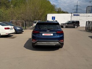 2019 Hyundai Santa Fe IV, синий, 2500000 рублей, вид 3