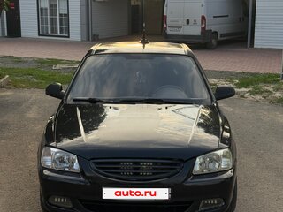 2006 Hyundai Accent ТагАЗ II, чёрный, 380000 рублей, вид 1