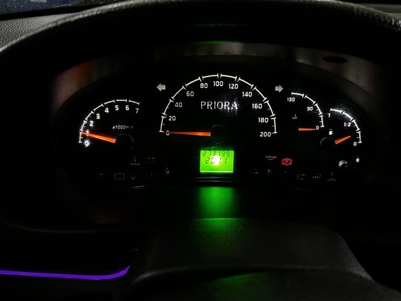 2008 Lada (ВАЗ) Priora I, синий, 290000 рублей - вид 9