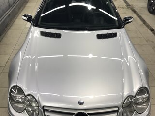 2007 Mercedes-Benz SL-Класс 350 V (R230) Рестайлинг, серебристый, 1750000 рублей, вид 3