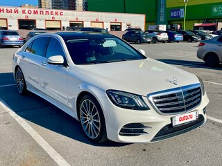2018 Mercedes-Benz S-Класс 450 Long VI (W222, C217) Рестайлинг, белый, 5000000 рублей, вид 2