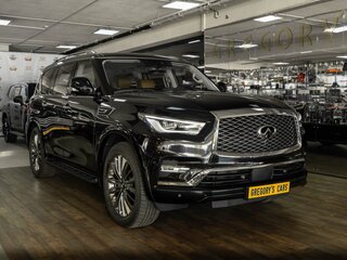 2021 Infiniti QX80 I Рестайлинг 2, чёрный, 12500000 рублей, вид 4