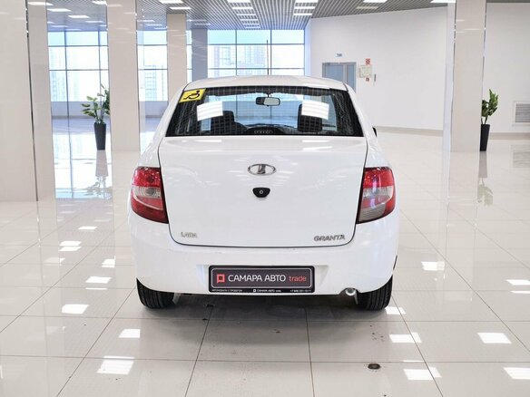 2013 Lada (ВАЗ) Granta I, белый, 375000 рублей - вид 7