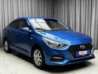2017 Hyundai Solaris II, синий, 1349000 рублей, вид 1