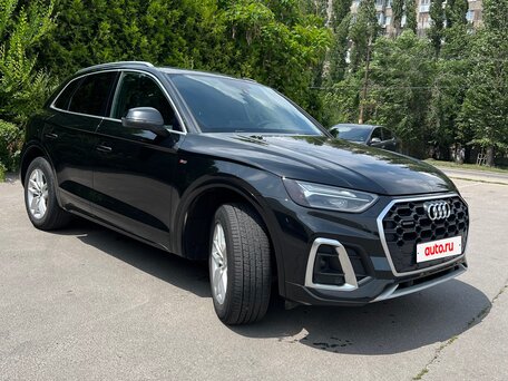 2021 Audi Q5 45 TFSI II (FY) Рестайлинг, чёрный, 3500000 рублей, вид 4