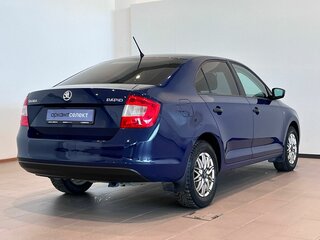 2015 Skoda Rapid I, синий, 740000 рублей, вид 5