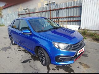2019 Lada (ВАЗ) Granta Drive Active I Рестайлинг, синий, 850000 рублей, вид 2