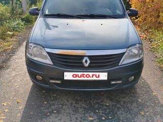 2010 Renault Logan I Рестайлинг, синий, 400000 рублей, вид 2