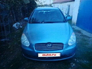2008 Hyundai Verna II, серый, 320000 рублей, вид 2