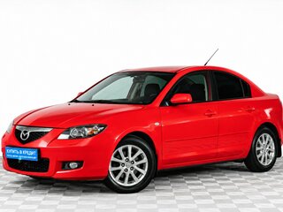 2008 Mazda 3 4-speed I (BK) Рестайлинг, красный, 759000 рублей, вид 3