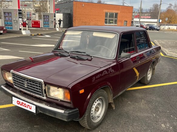 2006 Lada (ВАЗ) 2107, красный, 175000 рублей
