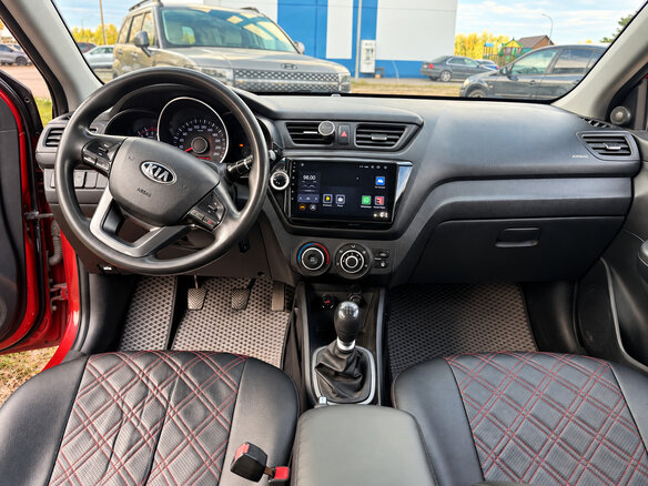 2014 Kia Rio III, красный, 735000 рублей - вид 9