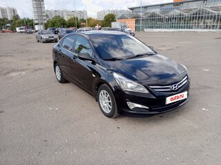 2014 Hyundai Solaris I Рестайлинг, чёрный, 1140000 рублей, вид 3
