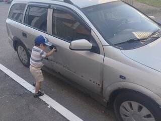 2002 Opel Astra G, серебристый, 160000 рублей, вид 4