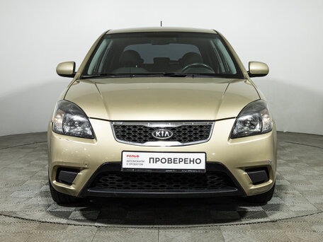 2011 Kia Rio II Рестайлинг, бежевый, 479585 рублей, вид 2
