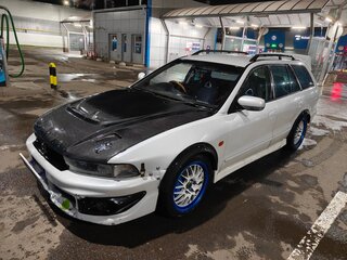 1999 Mitsubishi Legnum, белый, 485000 рублей, вид 2