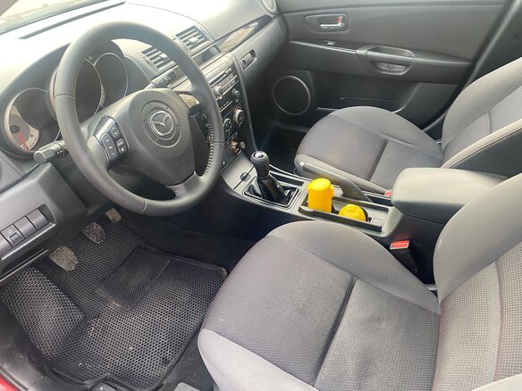 2008 Mazda 3 I (BK) Рестайлинг, красный, 435000 рублей - вид 9