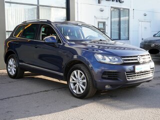 2013 Volkswagen Touareg II, синий, 1685000 рублей, вид 3