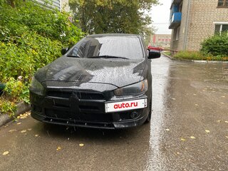 2007 Mitsubishi Lancer X, чёрный, 750000 рублей, вид 2