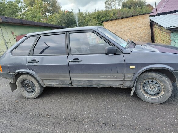 2001 Lada (ВАЗ) 2109, серебристый - вид 2
