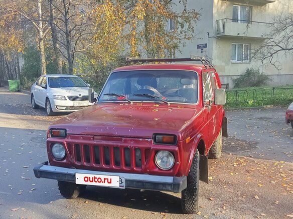 1997 Lada (ВАЗ) 2121 (4x4) I Рестайлинг, красный, 150000 рублей - вид 1