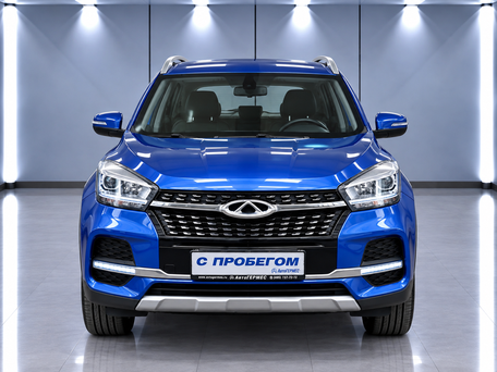 2021 Chery Tiggo 4 I Рестайлинг, синий, 1425000 рублей, вид 2