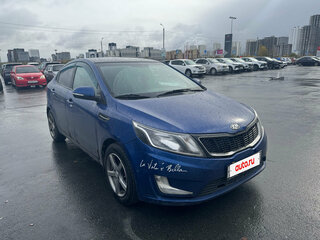 2012 Kia Rio 4-speed III, синий, 800000 рублей, вид 2