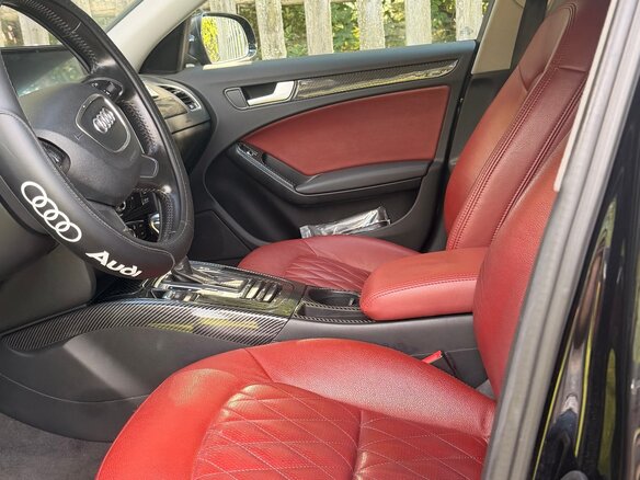 2014 Audi A4 IV (B8) Рестайлинг, чёрный - вид 4