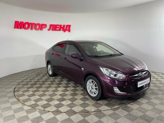 2011 Hyundai Solaris I, фиолетовый, 835000 рублей, вид 3