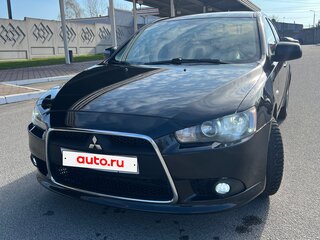 2012 Mitsubishi Lancer X Рестайлинг, чёрный, 700000 рублей, вид 2