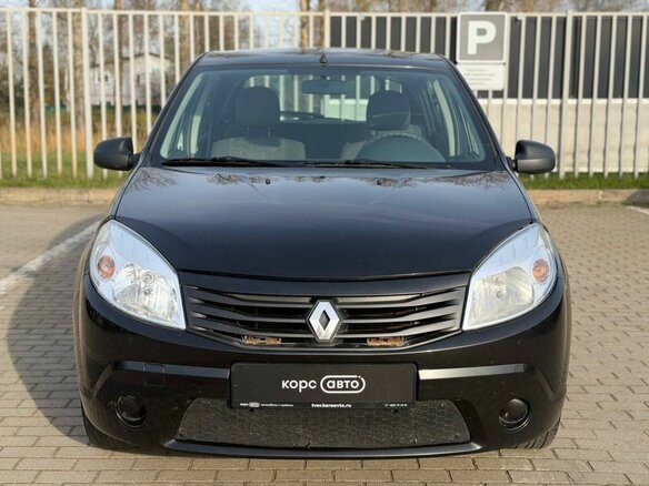 2013 Renault Sandero I, чёрный, 482000 рублей - вид 1