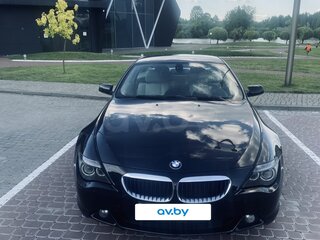 2007 BMW 6 серии 630i II (E63/E64), чёрный, 1460000 рублей, вид 2