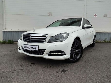 2013 Mercedes-Benz C-Класс 180 III (W204) Рестайлинг, белый, 1440000 рублей, вид 1