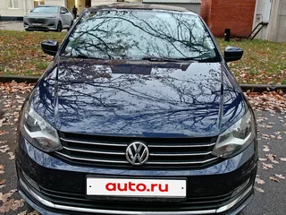 2017 Volkswagen Polo V Рестайлинг, синий, 1100000 рублей, вид 1