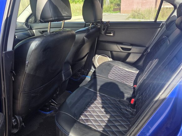 2007 Mazda 3 I (BK) Рестайлинг, синий, 400000 рублей - вид 13