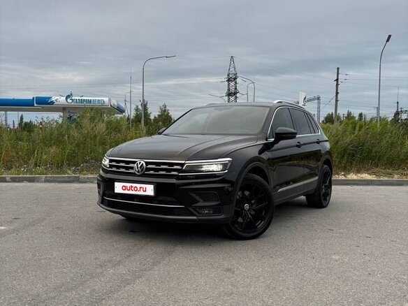 2017 Volkswagen Tiguan II, чёрный, 3440000 рублей - вид 5