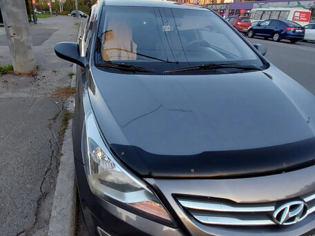 2015 Hyundai Solaris I Рестайлинг, серый, 999000 рублей, вид 3