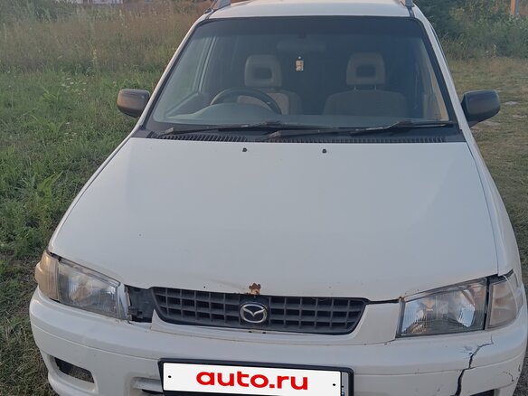 1999 Mazda Demio I (DW), белый, 190000 рублей - вид 1