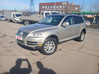 2005 Volkswagen Touareg I, золотистый, 650000 рублей, вид 5