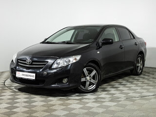 2008 Toyota Corolla X (E140, E150), чёрный, 619585 рублей, вид 1