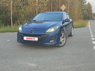 2009 Mazda 3 II (BL), синий, 730000 рублей, вид 2