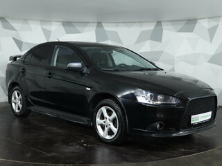 2012 Mitsubishi Lancer X Рестайлинг, чёрный, 739000 рублей, вид 3