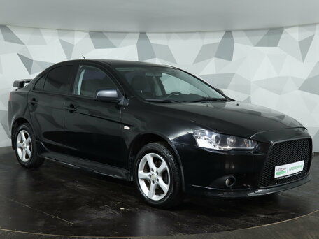 2012 Mitsubishi Lancer X Рестайлинг, чёрный, 739000 рублей, вид 3