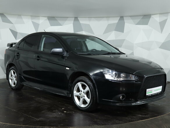 2012 Mitsubishi Lancer X Рестайлинг, чёрный, 725000 рублей - вид 2