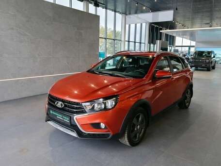 2019 Lada (ВАЗ) Vesta SW I, оранжевый, 929000 рублей, вид 3