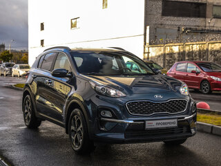 2019 Kia Sportage IV Рестайлинг, синий, 2349777 рублей, вид 5