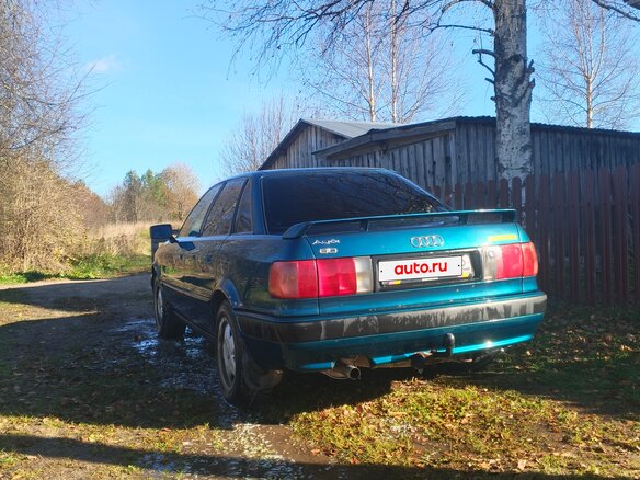 1994 Audi 80 V (B4), зелёный, 255000 рублей - вид 11